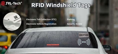 rfid uhf windshield tag|rfid windshield sticker.